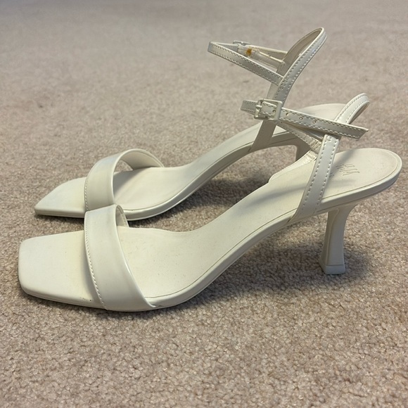 H&M white heels size 9 - Picture 1 of 5
